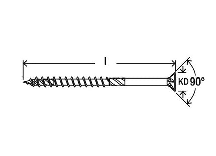 FISCHER VITI PER LEGNO FPF-ST ZPP TSP TX40 ZINCATA BIANCA