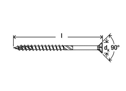 FISCHER VITE PER LEGNO FPF-ST YZP TSP TX30 ZINCATA GIALLA