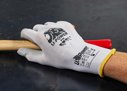 U-POWER GUANTI MOD. FIT COLORE BIANCO/GRIGIO