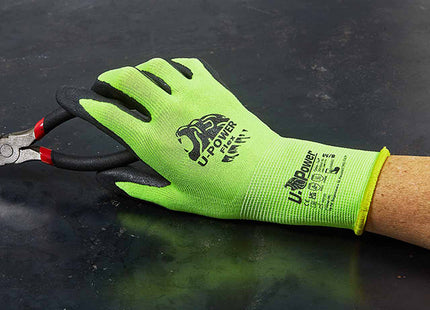 U-POWER GUANTI MOD. FLEX COLORE GIALLO FLUO/NERO