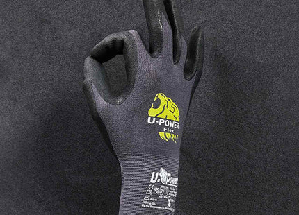 U-POWER GUANTI MOD. FLEX COLORE GRIGIO/NERO