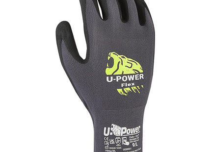 U-POWER GUANTI MOD. FLEX COLORE GRIGIO/NERO