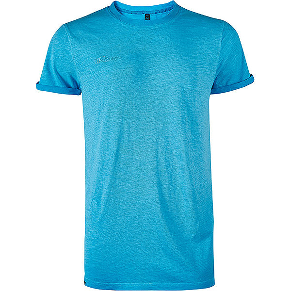 U-POWER T-SHIRT 100% COTONE MOD. FLUO COLORE CIANO FLUO