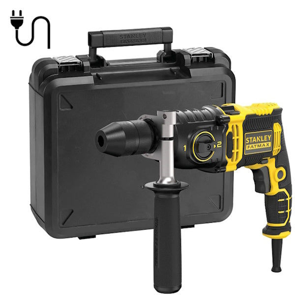 STANLEY TRAPANO CON PERCUSSIONE MOD. FMEH850K-QS 850W + VALIGETTA