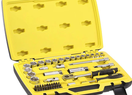 STANLEY ASSORTIMENTO CHIAVI A BUSSOLA DA 3/8" PZ49