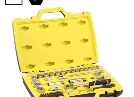 STANLEY ASSORTIMENTO CHIAVI A BUSSOLA DA 3/8" PZ49