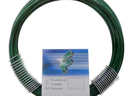 FILOMAT FILO DI FERRO ZINCATO PLASTIFICATO VERDE D.MM2,00 CONF.MT12