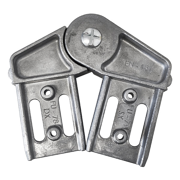 FACAL CERNIERA IN ALLUMINIO PER SCALE E SGABELLI DUPLA