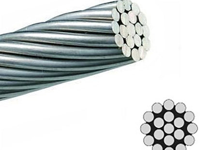 FUNE IN ACCIAIO ZINCATO A 19 FILI (TIPO 1X19)