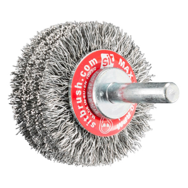 SIT SPAZZOLA CIRCOLARE IN ACCIAIO CON GAMBO