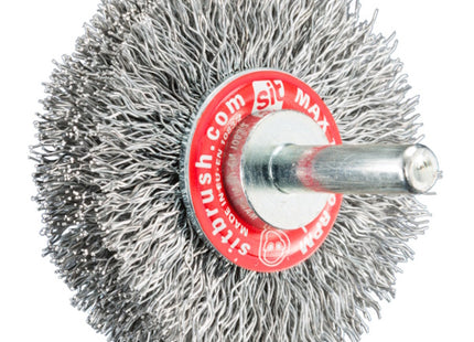 SIT SPAZZOLA CIRCOLARE IN ACCIAIO CON GAMBO