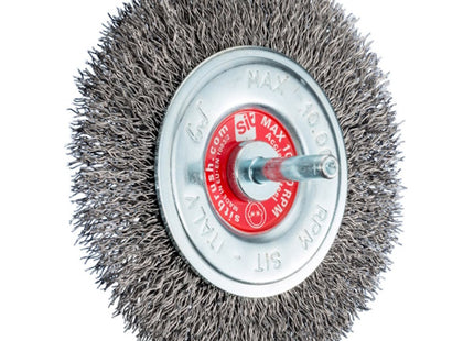 SIT SPAZZOLA CIRCOLARE IN ACCIAIO CON GAMBO