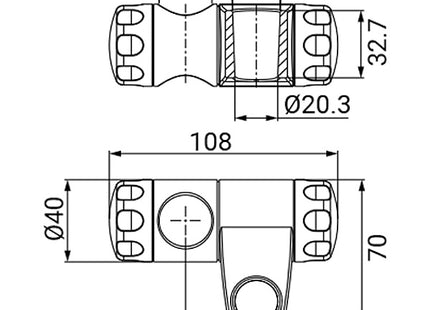 IDRO-BRIC SCORREVOLE PER SALISCENDI CON D.MM25
