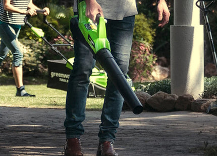 GREENWORKS SOFFIATORE ASSIALE G40AB 40V SENZA CARICABATTERIA E BATTERIA*