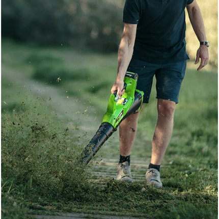 GREENWORKS SOFFIATORE ASSIALE G40AB 40V SENZA CARICABATTERIA E BATTERIA