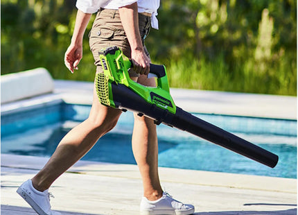 GREENWORKS SOFFIATORE ASSIALE G40AB 40V SENZA CARICABATTERIA E BATTERIA*