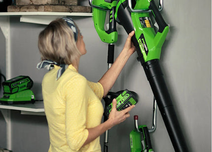 GREENWORKS SOFFIATORE ASSIALE G40AB 40V SENZA CARICABATTERIA E BATTERIA*