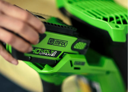 GREENWORKS SOFFIATORE ASSIALE G40AB 40V SENZA CARICABATTERIA E BATTERIA*