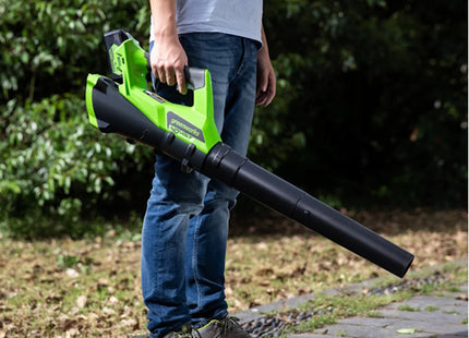 GREENWORKS SOFFIATORE ASSIALE G40AB 40V SENZA CARICABATTERIA E BATTERIA*