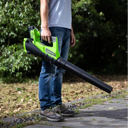 GREENWORKS SOFFIATORE ASSIALE G40AB 40V SENZA CARICABATTERIA E BATTERIA