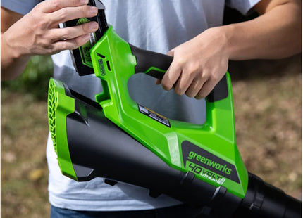 GREENWORKS SOFFIATORE ASSIALE G40AB 40V SENZA CARICABATTERIA E BATTERIA*