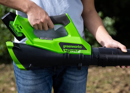 GREENWORKS SOFFIATORE ASSIALE G40AB 40V SENZA CARICABATTERIA E BATTERIA*