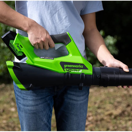 GREENWORKS SOFFIATORE ASSIALE G40AB 40V SENZA CARICABATTERIA E BATTERIA
