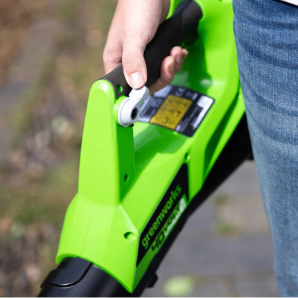 GREENWORKS SOFFIATORE ASSIALE G40AB 40V SENZA CARICABATTERIA E BATTERIA