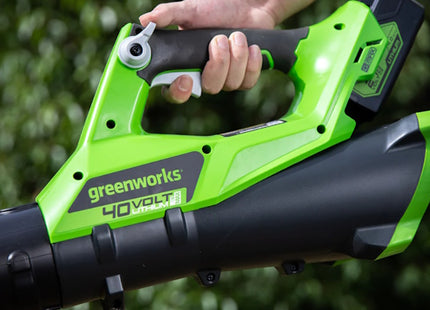 GREENWORKS SOFFIATORE ASSIALE G40AB 40V SENZA CARICABATTERIA E BATTERIA*