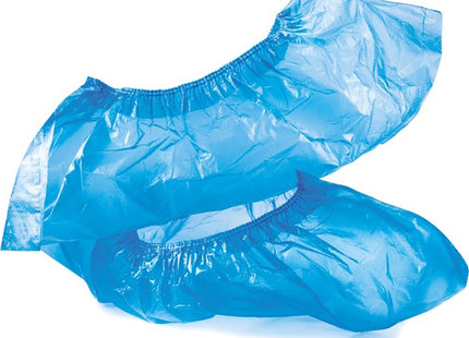 COPRISCARPE MONOUSO IN CPE CONFEZIONE PZ100 AZZURRO TG.UNICA AMBIDESTRI