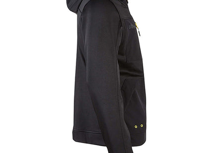 U-POWER FELPA IN TESSUTO CON ZIP GALAXY COLORE BLACK CARBON