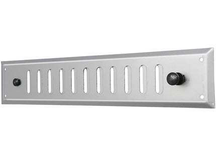 LA VENTILAZIONE GRIGLIA ALLUMINIO CON DOSATORE ARIA MM240X 70 GRIGIO