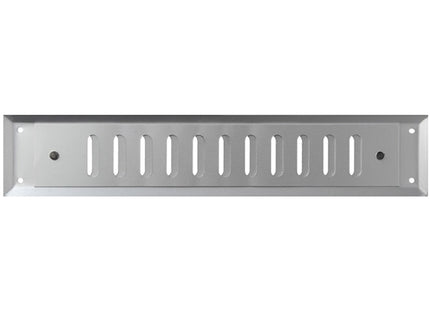 LA VENTILAZIONE GRIGLIA ALLUMINIO CON DOSATORE ARIA MM240X 70 GRIGIO