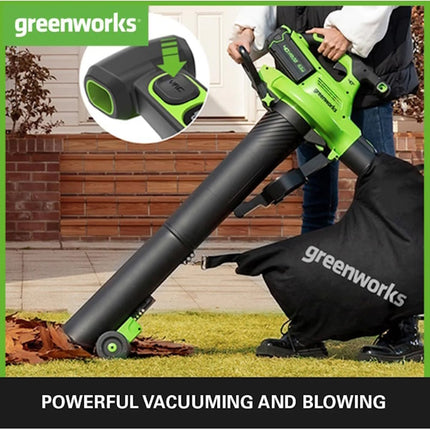 GREENWORKS SOFFIATORE ASPIRATORE GD40BVII 40V SOLO CORPO MACCHINA