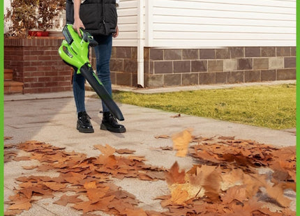 GREENWORKS SOFFIATORE ASPIRATORE GD40BVIIK4 40V CON BATTERIA*