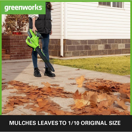 GREENWORKS SOFFIATORE ASPIRATORE GD40BVII 40V SOLO CORPO MACCHINA