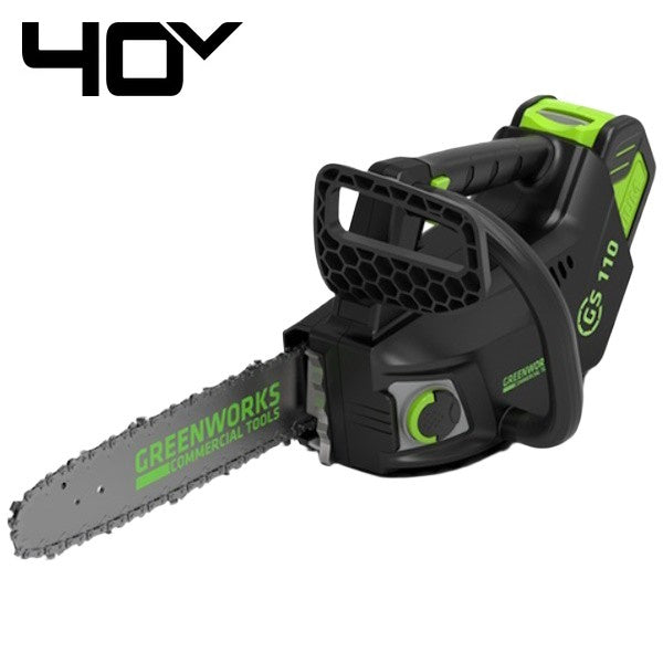 GREENWORKS MOTOSEGA GD40TCS40K2 40V CON CARICABATTERIA E BATTERIA 2.0AH*