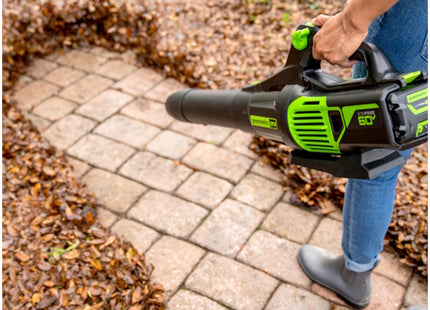 GREENWORKS SOFFIATORE ASSIALE GD60AB 60V SENZA CARICABATTERIA E BATTERIA