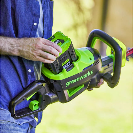 GREENWORKS TAGLIASIEPI GD60HT 60V SENZA CARICABATTERIA E BATTERIA*