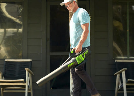 GREENWORKS SOFFIATORE ASSIALE GD60AB 60V SENZA CARICABATTERIA E BATTERIA