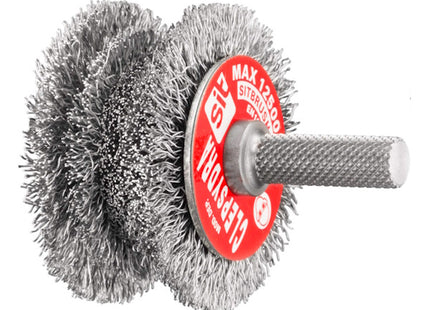 SIT SPAZZOLA CIRCOLARE IN ACCIAIO SAGOMATA CON GAMBO D.MM60/50 ART.0880