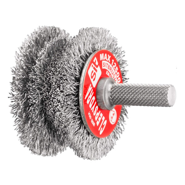 SIT SPAZZOLA CIRCOLARE IN ACCIAIO SAGOMATA CON GAMBO D.MM60/50 ART.0880