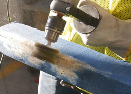 SIT SPAZZOLA CIRCOLARE IN ACCIAIO SAGOMATA CON GAMBO D.MM60/50 ART.0880