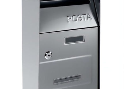 TECHNOMAX CASSETTA POSTALE GIGLIO IN ACCIAIO INOX MM215x105x330