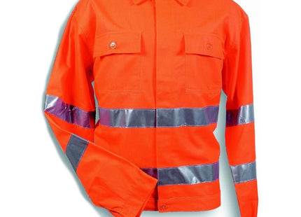 GIUBBETTO ALTA VISIBILITA&apos; COLORE ARANCIO