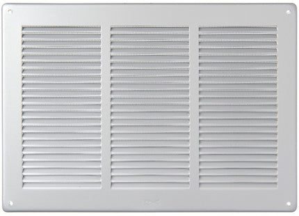LA VENTILAZIONE GRIGLIA METALLO DA SOVRAPPORRE MM340X240 BIANCO