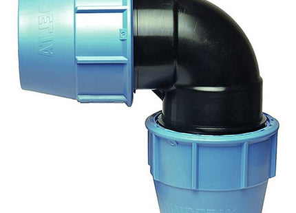 GT COMIS ART6014 GOMITO IN PP A 90 PN 16 PER POLIETILENE D.MM20X20