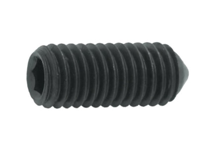 GRANI PUNTA CONICA ESAGONO INCASSATO IN ACCIAIO GREZZO UNI 5927