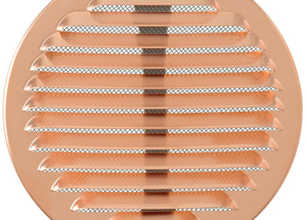 LA VENTILAZIONE GRIGLIA RAME TONDA CON MOLLE D.MM150