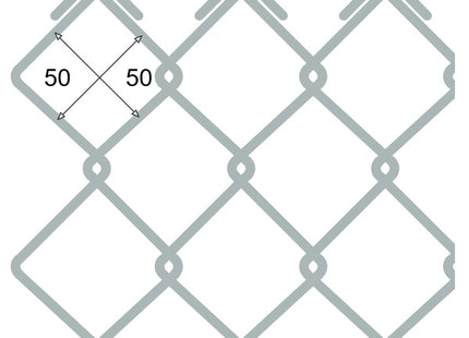 CAVATORTA RETE GRIGLIA ZINCATA FILO MM2 MAGLIE MM50X50 H.CM200 MT25